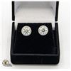 Image 1 : #880-2.00 CT TW GRA CERTIFIED MOISSANITE VVS D SET