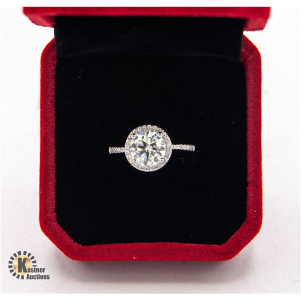 #876-2.00 CT GRA CERTIFIED MOISSANITE VVS D ROUND