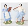 Image 1 : PAIR OF 14" PORCELAIN FIGURES