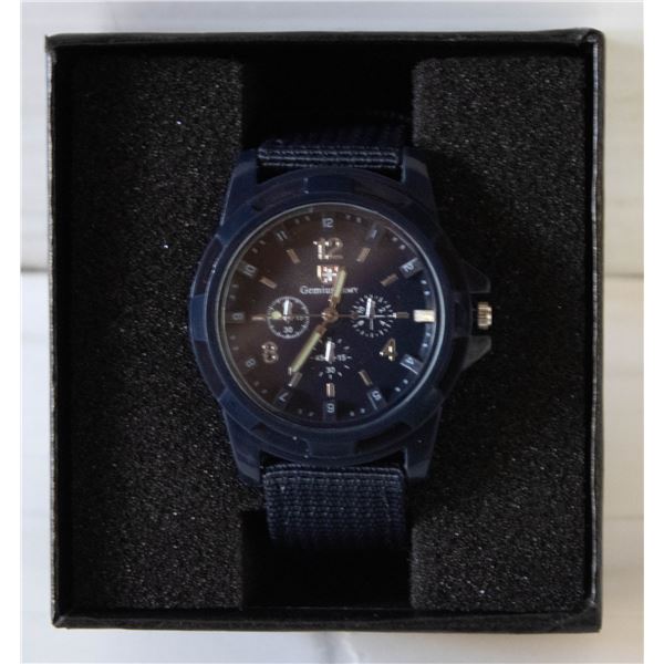 NEW GENIUS ARMY WATCH BLACK ON BLACK