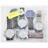 Image 1 : LOT OF 6 MENS FANCY QUARTZ WATCHES NEW