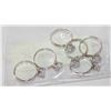 Image 1 : 6 PCS ESTATE FASHION RINGS ADJUSTABLE