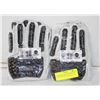 Image 1 : 2 PCS SCAPE HIGH PERFORMANCE GLOVE BLK WHT LG