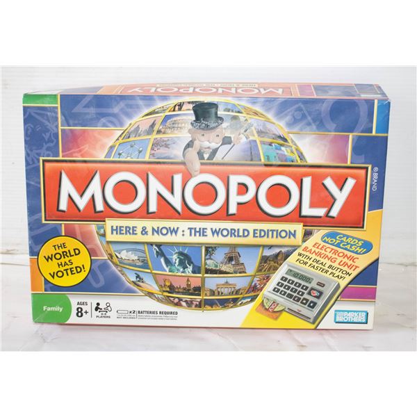 MONOPOLY HERE & NOW : THE WORLD EDITION