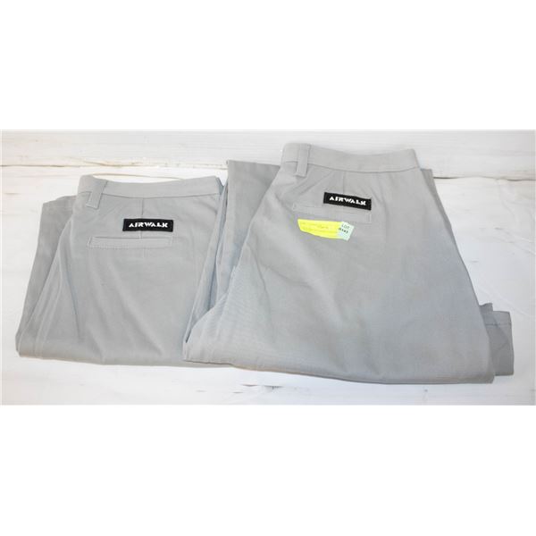 (2) PAIRS OF LADIES AIRWALK SIZE 8 PANTS