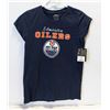 Image 1 : NEW WITH TAGS OILERS SHIRT XL LADIES