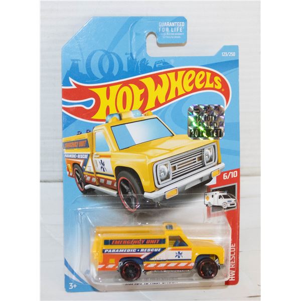 HOTWHEELS FACTORY SEALED 2019 RAPID RESPONDER