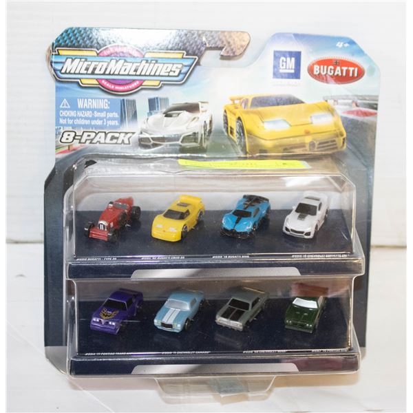 MICRO MACHINES 8 PACK GM VS BUGATTI