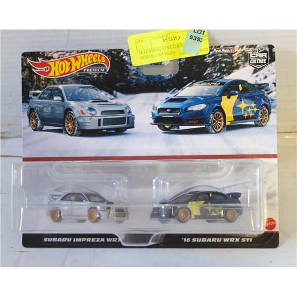 HOTWHEELS PREMIUM 2 PACK SUBARU IMPREZA