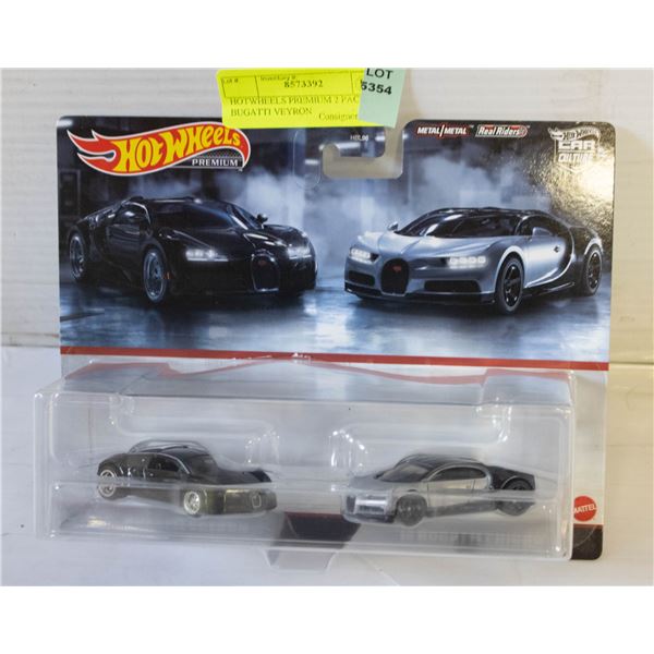 HOTWHEELS PREMIUM 2 PACK BUGATTI VEYRON