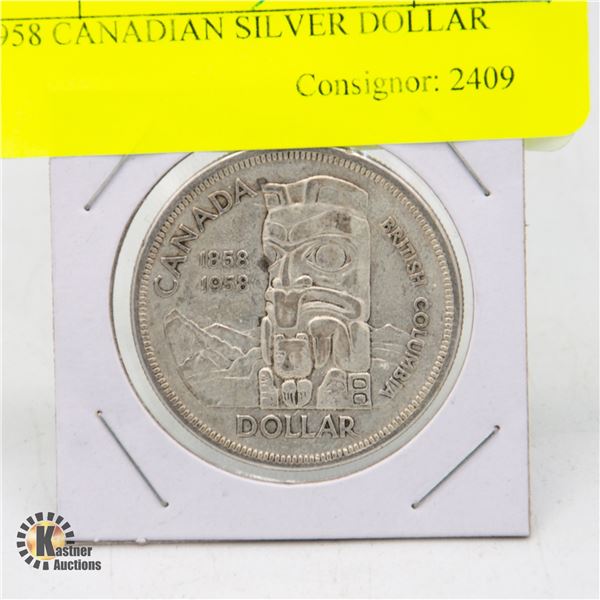 1958 CANADIAN SILVER DOLLAR