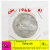 Image 1 : 1966 CANADIAN SILVER DOLLAR #2