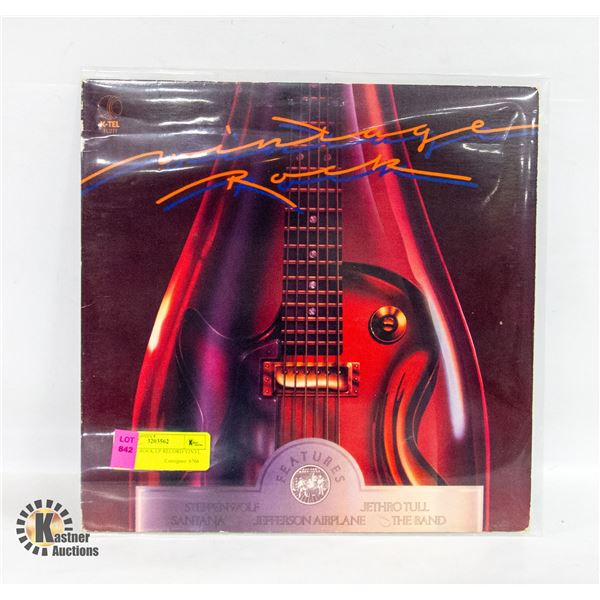 VINTAGE ROCK LP RECORD VINYL