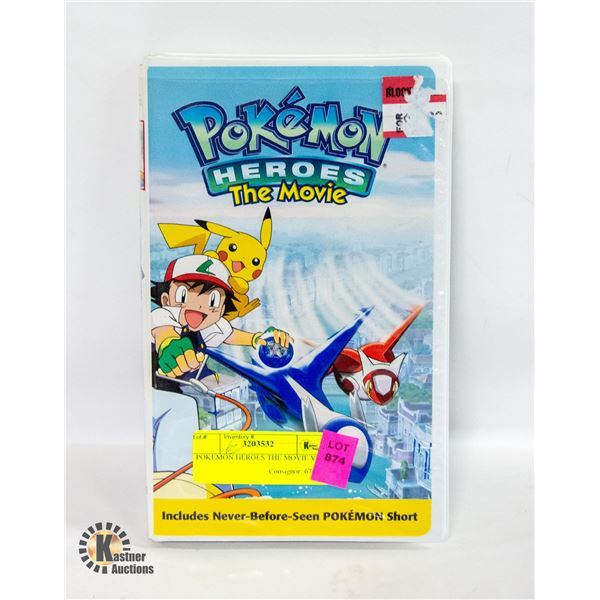 POKEMON HEROES THE MOVIE VHS