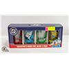 NEW DC COLLECTORS SERIES 4-PACK PINT GLASS