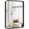 Image 1 : NEW LITTLE KUKU BLACK BATHROOM MIRROR 24 X 32 INCH