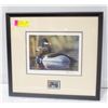 FRAMED LITHOGRAPH DUCKS UNLIMITED CANADA