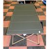 Image 1 : NEW CAMPING COT W/ CARRY BAG