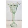 TALL HAND BLOWN SPANISH ART GLASS TULIP