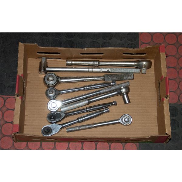 FLAT OF RATCHET DRIVERS