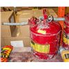 Image 1 : "JUSTRITE" SAFETY CAN - 19 LITER/5 GALLON