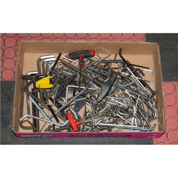 LARGE VOLUME OF HEX KEYS
