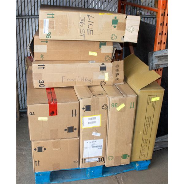 PALLET OF FAN SHROUDS