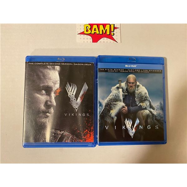 Vikings 2nd and 6th Season Blu-Rays