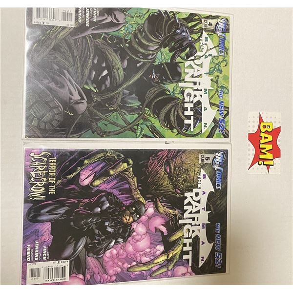 Batman the Dark Knight Terror of Scarecrow and Poison Ivy Comic Books