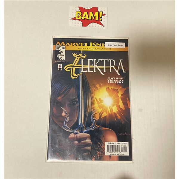 Elektra Comic Book