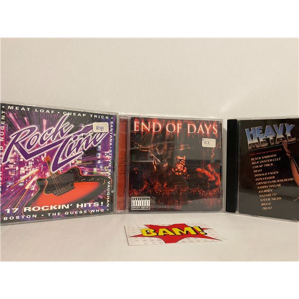 Heavy Metal Greatest Hits CDs (3)