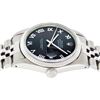 Image 7 : Rolex Mens Stainless Steel Black Roman Datejust 36MM Wriswatch Datejust