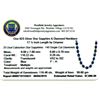 Image 4 : 116.22 ctw Blue Sapphire and 0.26 ctw Diamond Necklace