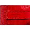 Image 7 : Louis Vuitton Red Epi Leather Noe PM Bag