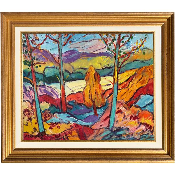 Golden Tree In A Shining Vale by Manor Shadian