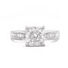 Image 1 : 1.90 ctw CENTER Diamond 18K White Gold Ring (2.22 ctw Diamonds)