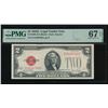 Image 1 : 1928G $2 Legal Tender Note PMG 67EPQ