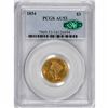 Image 1 : 1854 $3 Princess Head Gold PCGS AU53 CAC
