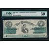 Image 1 : 1861 $50 T-16 Confederate PMG 30