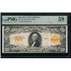 Image 1 : 1922 $20 Gold Certificate PMG 58EPQ