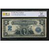 Image 1 : 1899 $2 Mini Porthole Silver Certificate PCGS 25