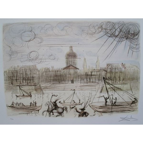 Salvador Dali Academy of France Lithograph