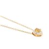 Image 2 : Plated 18KT Yellow Gold 0.82cts Citrine and Diamond Necklace