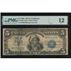 Image 1 : 1899 $5 Mule Chief Silver Certificate PMG 12