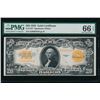 Image 1 : 1922 $20 Gold Certificate PMG 66EPQ