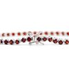 Image 2 : Plated Rhodium 4.52cts Garnet Bracelet