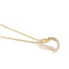 Image 2 : Plated 18KT Yellow Gold 0.22cts Diamond Heart Shape Necklace