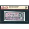 Image 1 : Bank of Canada Ten Dollars 1954, Devil's Face