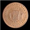 Image 2 : Masonic Penny Token Renfrew, Ontario Bonnechere Chapter