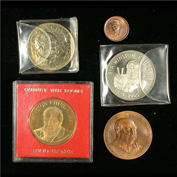 Winston Churchill Coin & Medal Lot